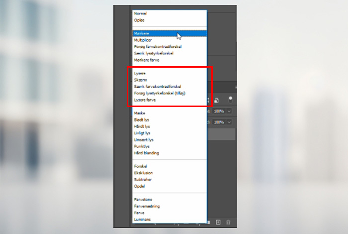 Onlinekurser Inspiration Photoshop Blandingstilstande4
