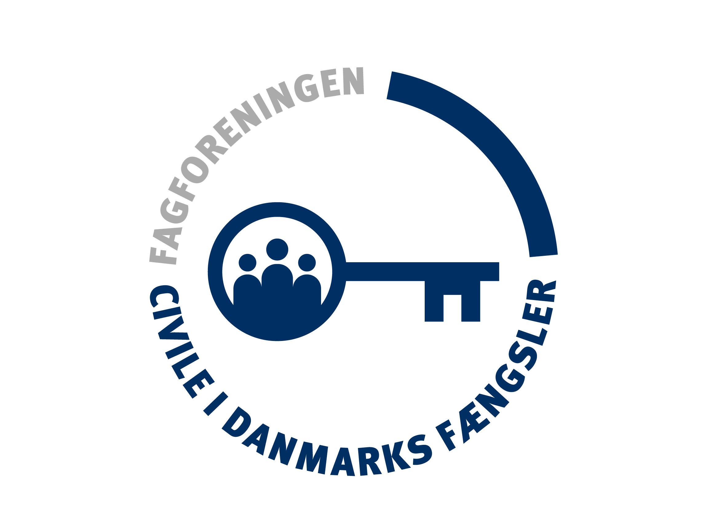Fagforeningen Civile i Danmarks Fængsler logo